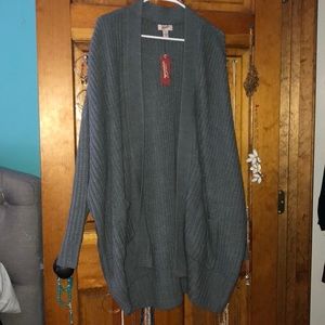 NWT!!! Gray Cardigan.